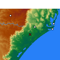 Nearby Forecast Locations - Criciúma - Kaart