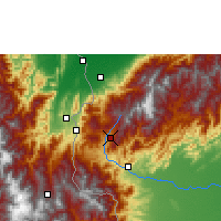 Nearby Forecast Locations - San Cristóbal - Kaart
