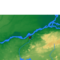 Nearby Forecast Locations - Ciudad Guayana - Kaart