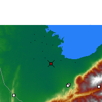 Nearby Forecast Locations - Santa Bárbara del Zulia - Kaart
