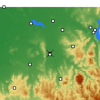 Nearby Forecast Locations - Wangaratta - Kaart