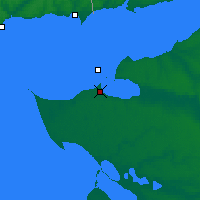 Nearby Forecast Locations - Jejsk - Kaart