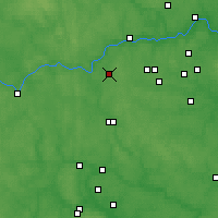 Nearby Forecast Locations - Kubinka - Kaart