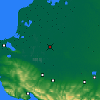 Nearby Forecast Locations - Slavjansk aan de Koeban - Kaart