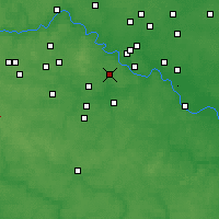 Nearby Forecast Locations - Vidnoje - Kaart