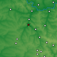 Nearby Forecast Locations - Droezjkivka - Kaart