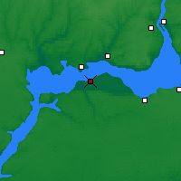 Nearby Forecast Locations - Enerhodar - Kaart