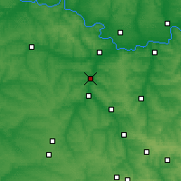 Nearby Forecast Locations - Kramatorsk - Kaart