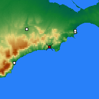 Nearby Forecast Locations - Soedak - Kaart