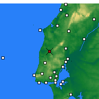 Nearby Forecast Locations - Torres Vedras - Kaart