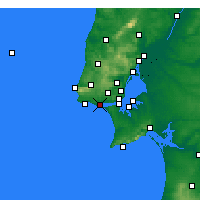 Nearby Forecast Locations - Oeiras - Kaart