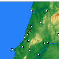 Nearby Forecast Locations - Marinha Grande - Kaart