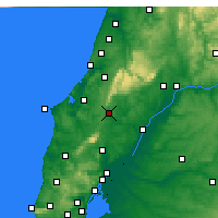 Nearby Forecast Locations - Rio Maior - Kaart