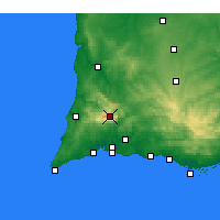 Nearby Forecast Locations - Monchique - Kaart