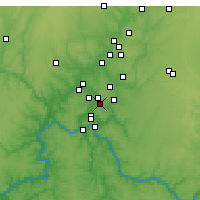 Nearby Forecast Locations - Blue Ash - Kaart