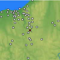 Nearby Forecast Locations - Tallmadge - Kaart