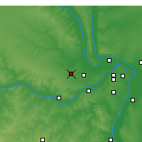 Nearby Forecast Locations - Wentzville - Kaart