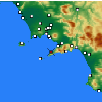 Nearby Forecast Locations - Sorrento - Kaart