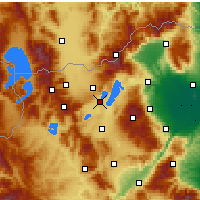Nearby Forecast Locations - Amyntaio - Kaart