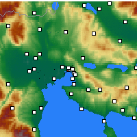 Nearby Forecast Locations - Menemeni - Kaart