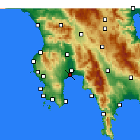 Nearby Forecast Locations - Messene - Kaart