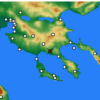 Nearby Forecast Locations - Ormylia - Kaart