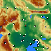 Nearby Forecast Locations - Polykastro - Kaart