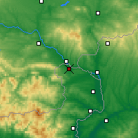 Nearby Forecast Locations - Trigono - Kaart
