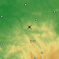 Nearby Forecast Locations - Aigurande - Kaart