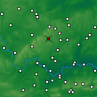 Nearby Forecast Locations - Dacorum - Kaart