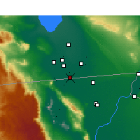 Nearby Forecast Locations - Calexico - Kaart