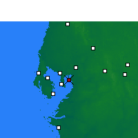 Nearby Forecast Locations - Davis Islands - Kaart