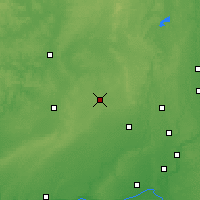 Nearby Forecast Locations - DeKalb - Kaart