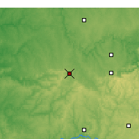 Nearby Forecast Locations - Danville - Kaart
