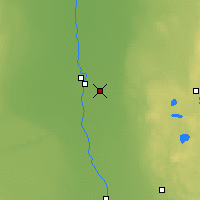 Nearby Forecast Locations - Moorhead - Kaart