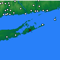 Nearby Forecast Locations - East Hampton - Kaart