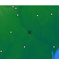 Nearby Forecast Locations - Elizabethtown - Kaart