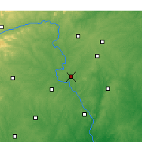 Nearby Forecast Locations - Lexington - Kaart