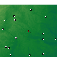 Nearby Forecast Locations - Smithfield - Kaart