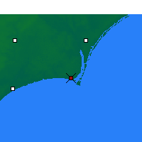 Nearby Forecast Locations - Southport - Kaart