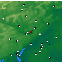 Nearby Forecast Locations - Philadelphia - Kaart