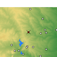 Nearby Forecast Locations - Lampasas - Kaart