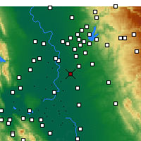 Nearby Forecast Locations - Elk Grove - Kaart