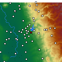 Nearby Forecast Locations - Folsom - Kaart