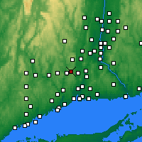 Nearby Forecast Locations - Waterbury - Kaart