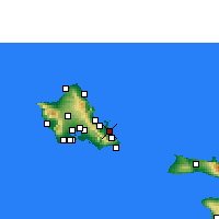 Nearby Forecast Locations - Kailua - Kaart