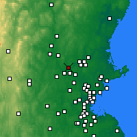 Nearby Forecast Locations - Dracut - Kaart