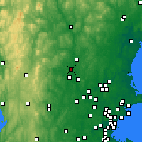 Nearby Forecast Locations - Merrimack - Kaart