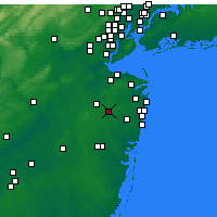 Nearby Forecast Locations - Freehold - Kaart