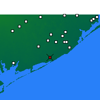 Nearby Forecast Locations - Bay City - Kaart